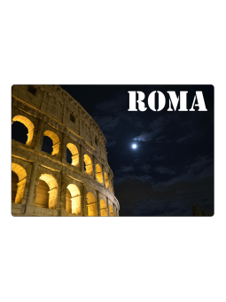 Aimant de réfrigérateur Rome - Colisée la nuit