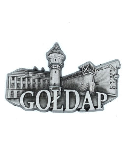 Fridge magnet panorama of Gołdap