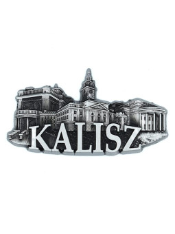 Fridge magnet panorama of Kalisz