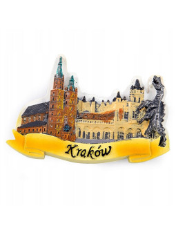 Fridge magnet Krakow panorama