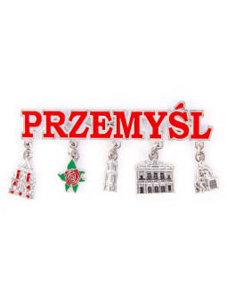Fridge magnet with tags Przemysl