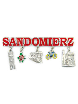 Fridge magnet with hang tags Sandomierz