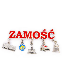 Fridge magnet with tags Zamosc