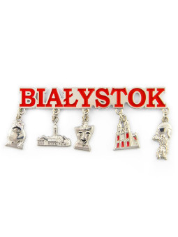 Fridge magnet with tags Bialystok