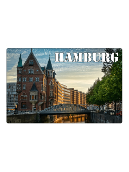 Hamburg Speicherstadt fridge magnet
