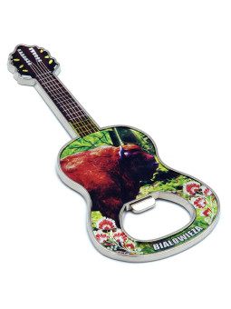 Fridge magnet guitar Białowieża bison