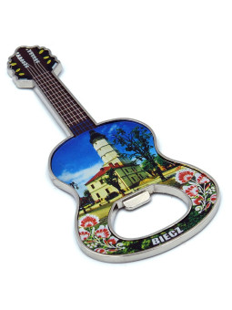 Guitar fridge magnet Biecz Town Hall