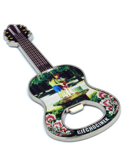 Fridge magnet guitar Ciechocinek fountain Hansel and Gretel
