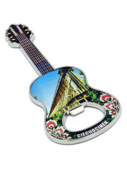 Šaldytuvo magnetas gitara Ciechocinek išleistuvių bokštai