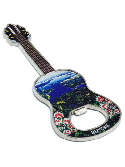 Fridge magnet guitar Gizycko lakes