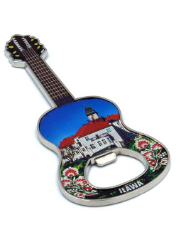 Fridge magnet guitar Ilawa Town Hall