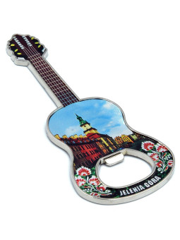 Kylskåpsmagnet gitarr Jelenia Góra Market Square