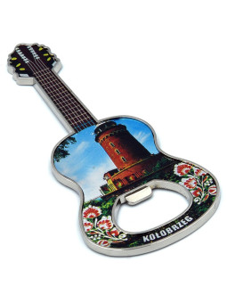 Magnete da frigorifero per chitarra Faro di Kolobrzeg