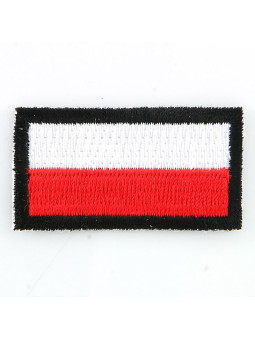 Вышитый значок польского флага