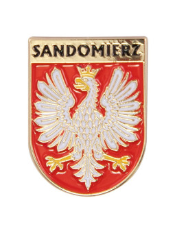 Sandomierz coat of arms pin