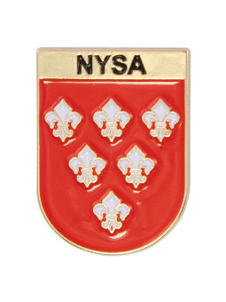 Nysa coat of arms pin
