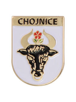 Chojnice coat of arms pin