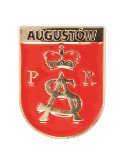 Pin con escudo de Augustów