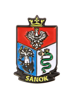 Pin del escudo de Sanok
