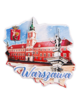 Кралският замък във Варшава - магнит за хладилник