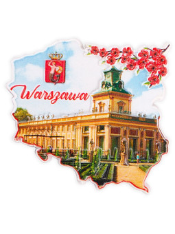Køleskabsmagnet Warszawa Wilanów