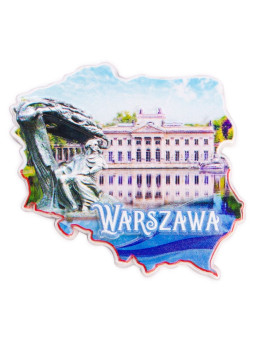 Магнит за хладилник Варшава Бани