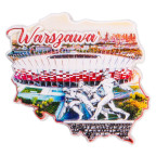 Warsaw National Stadium fridge magnet