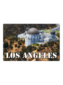 Imán de nevera del Observatorio Griffith de Los Ángeles