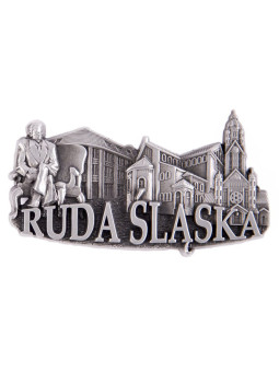 Fridge magnet panorama Ruda Śląska