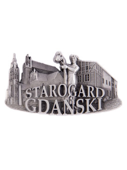 Fridge magnet panorama Starogard Gdanski