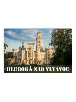Magnete per frigorifero Castello di Hluboká nad Vltavou