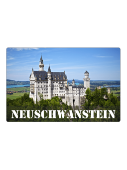 Aimant pour réfrigérateur Allemagne Château de Neuschwanstein