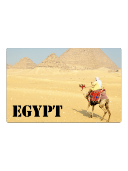 Aimant pour réfrigérateur Égypte désert