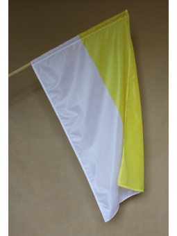 Папско знаме, жълто и бяло, 70 х 110 см